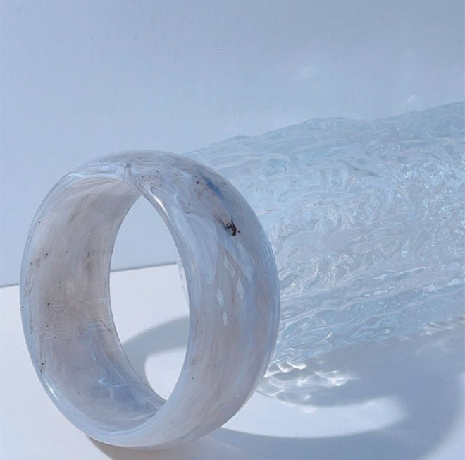 Exaggerated Irregular Translucent Acrylic Fashion Bracelet